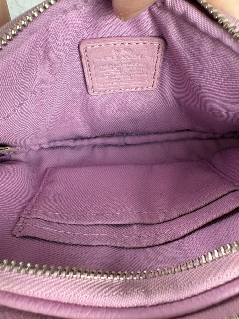Coach Mini Jamie Camera Bag in Soft Pink Pebble Leather - Picture 12 of 14